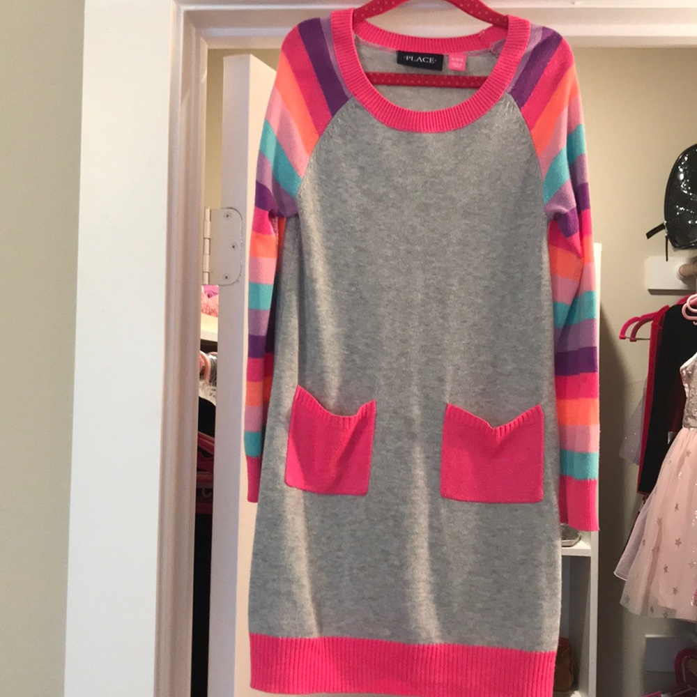 Rainbow sweater dress 🌈